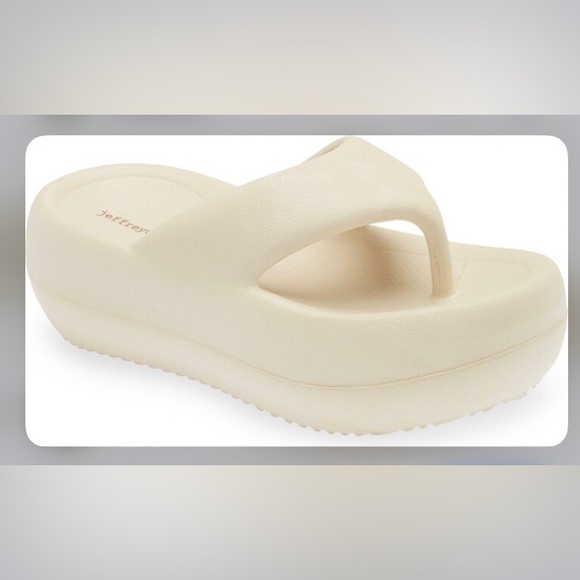 JEFRREY CAMPBELL CHILLAXIN PLATFORM FLIP FLOP NWOT - Picture 7 of 16